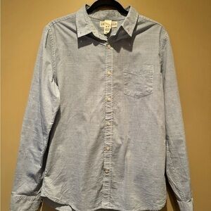 Urban Man Blue Casual Button Down Shirt Relaxed Fit